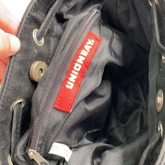 UnionBay Printed Western Style Fringe Purse Bucket Bag Crossbody Aztec Print Z38 - Picture 8 of 10